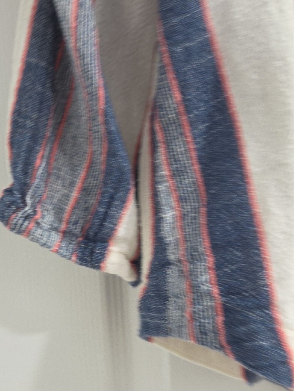 Anthropologie Blue, White & Red Striped Button-Front Top - Cloth & Stone - Picture 8 of 16